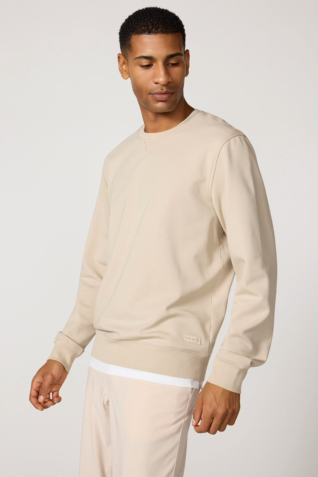 Ultrasoft Fleece Crew Neck - Island Fossil