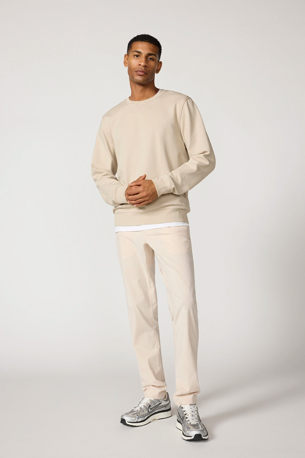 Ultrasoft Fleece Crew Neck - Island Fossil