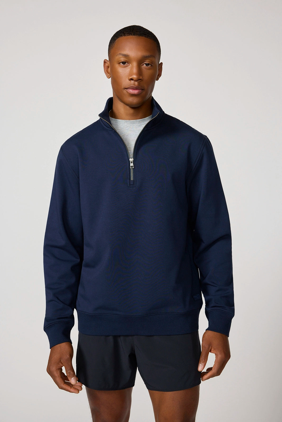 Ultra Soft Fleece Half Zip - Navy Blazer