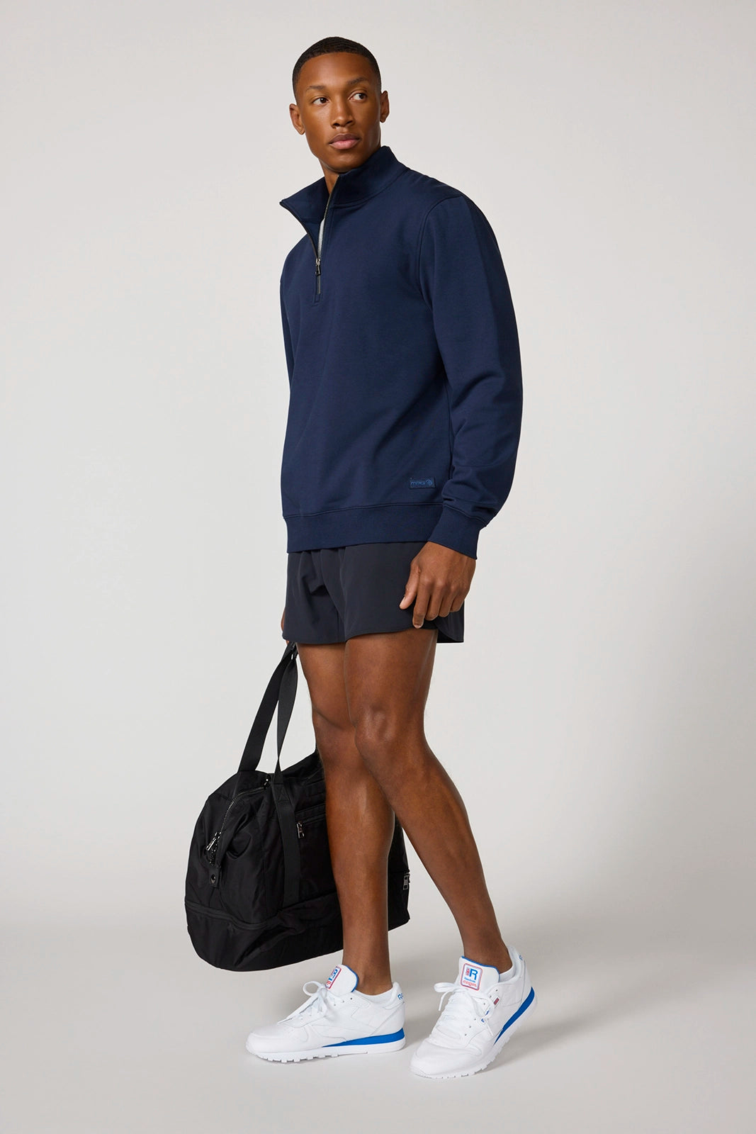 Ultra Soft Fleece Half Zip - Navy Blazer