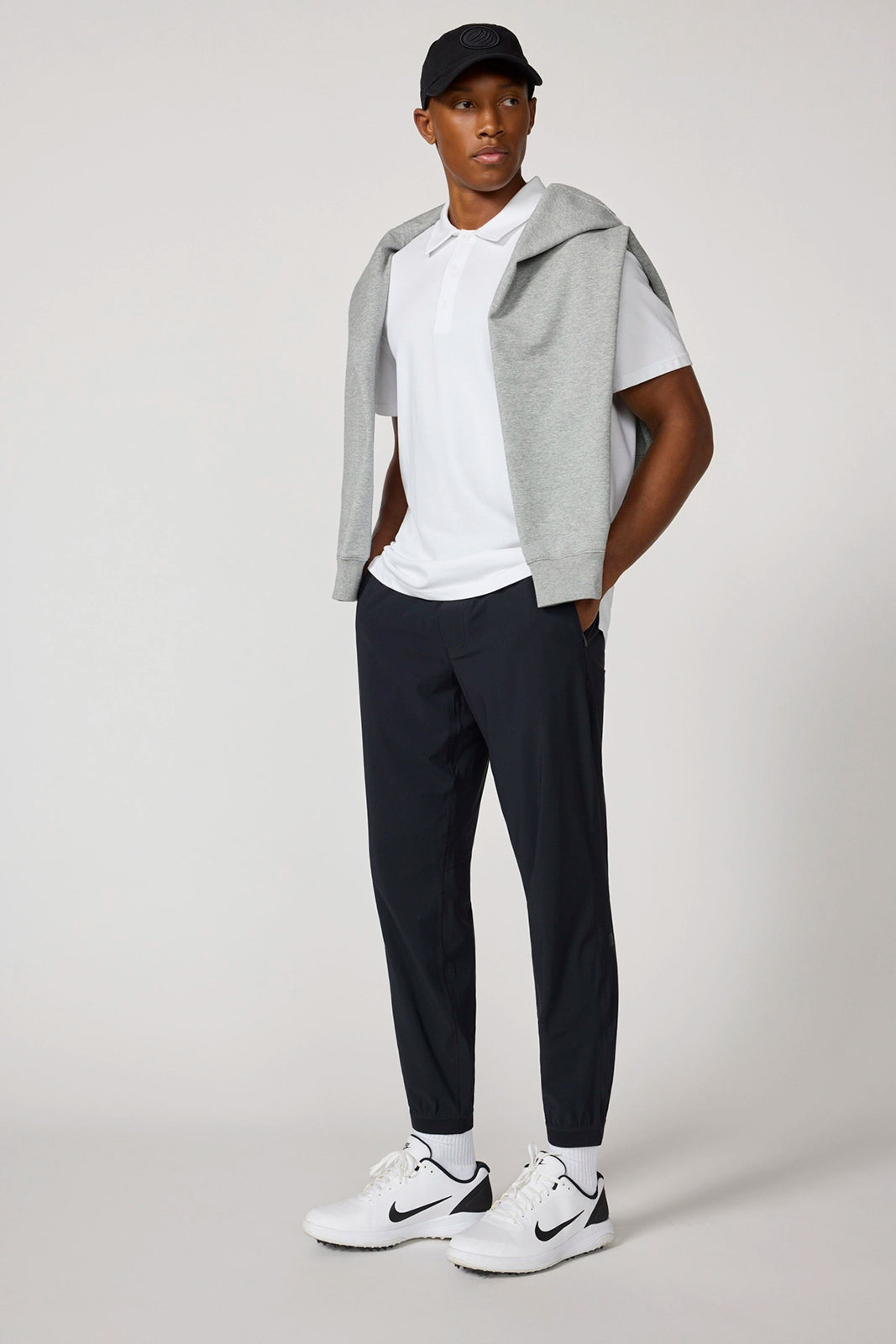 Ultrasoft Fleece Quarter Zip - Htr Concrete