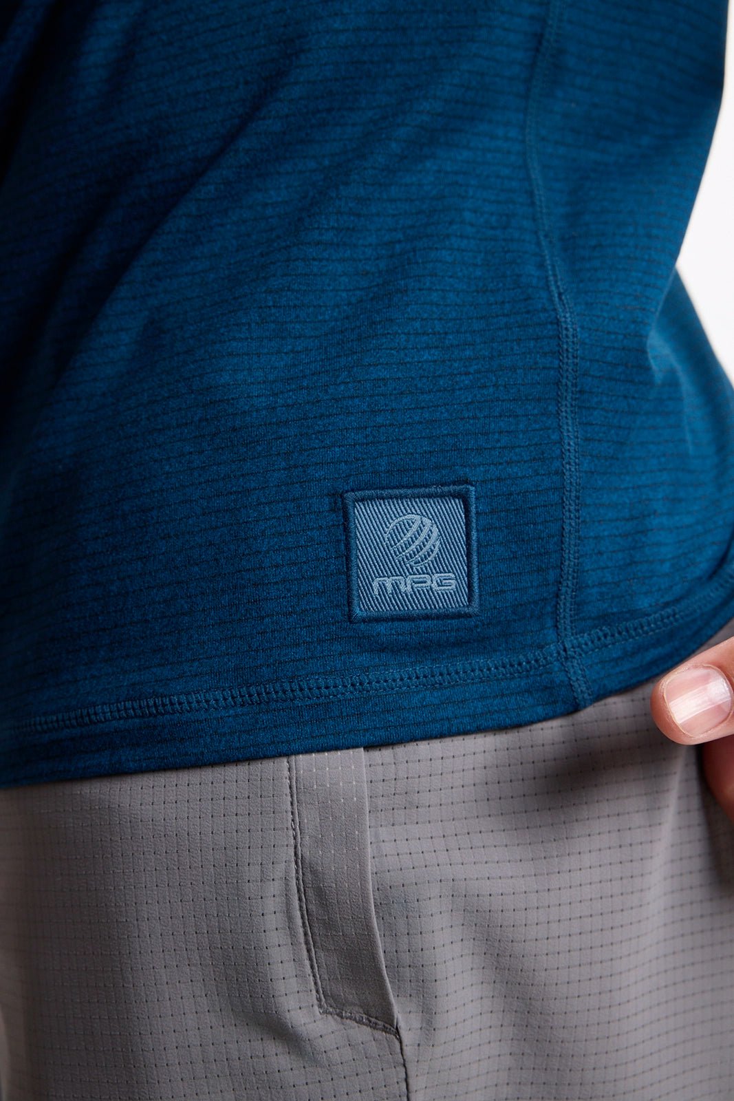 Rise and Conquer Long Sleeve Tee - Sailor Blue/Black