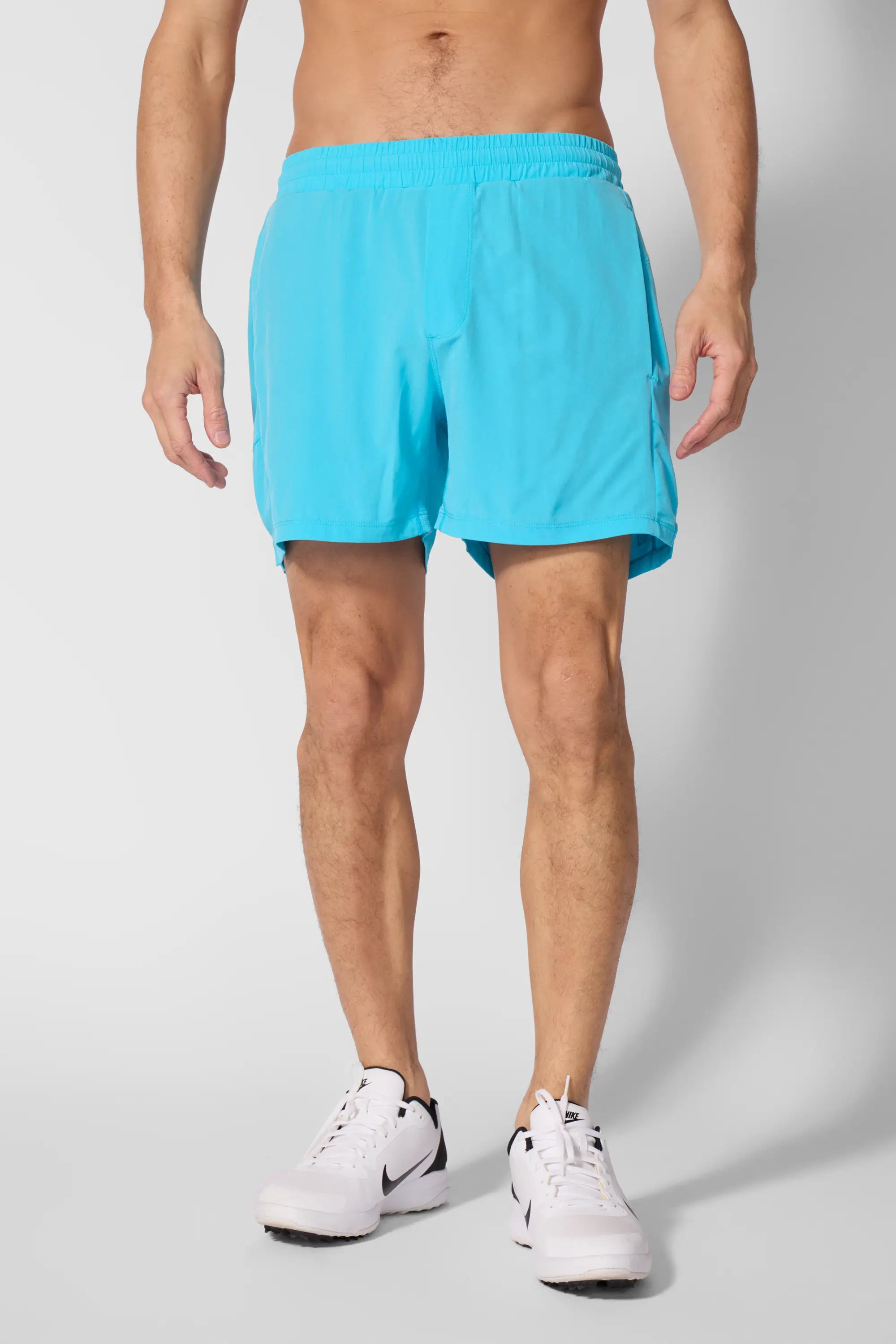 Stride Swim / Sweat Short with Liner - 5" - Blue Atoll