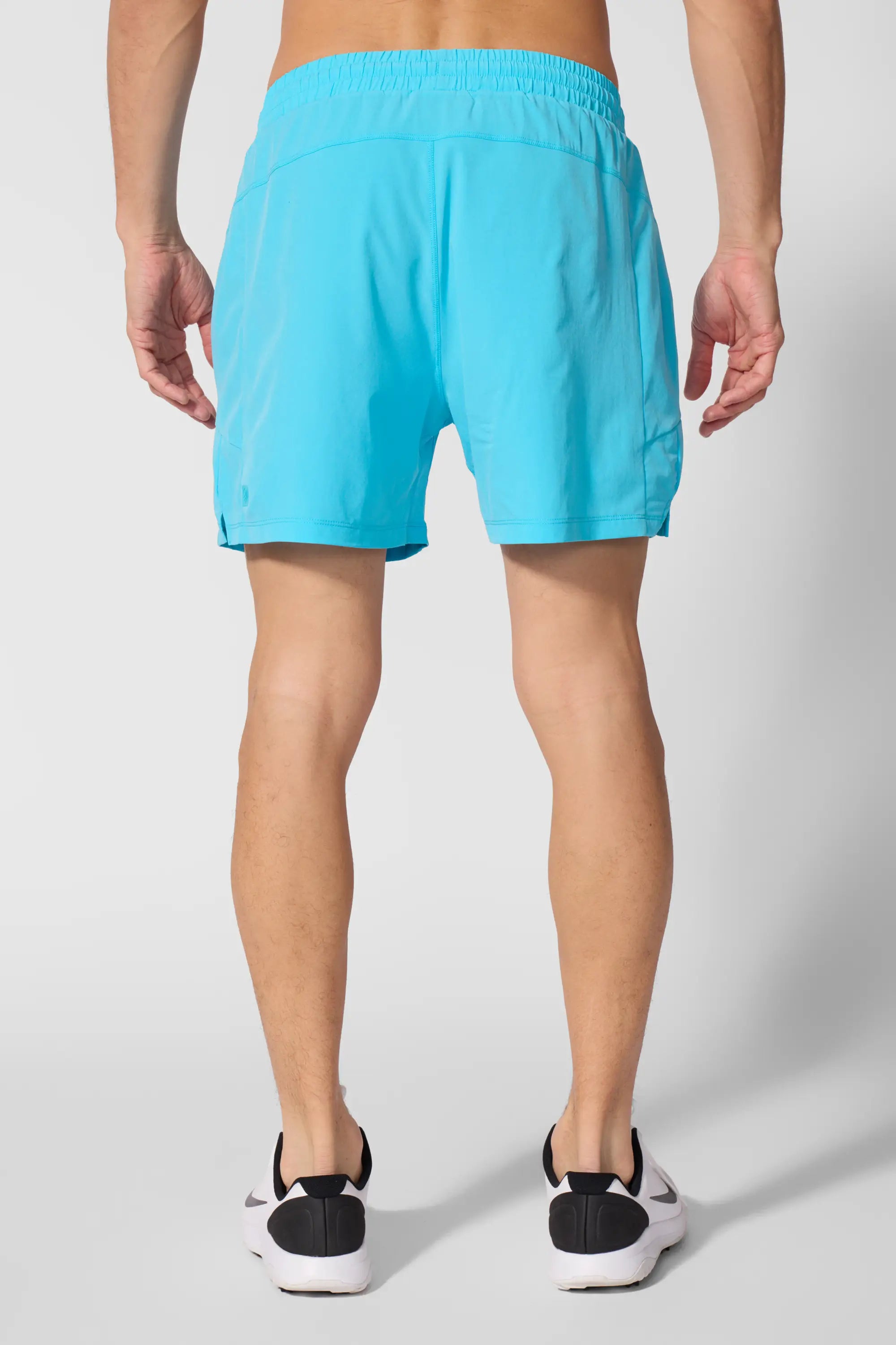 Stride Swim / Sweat Short with Liner - 5" - Blue Atoll