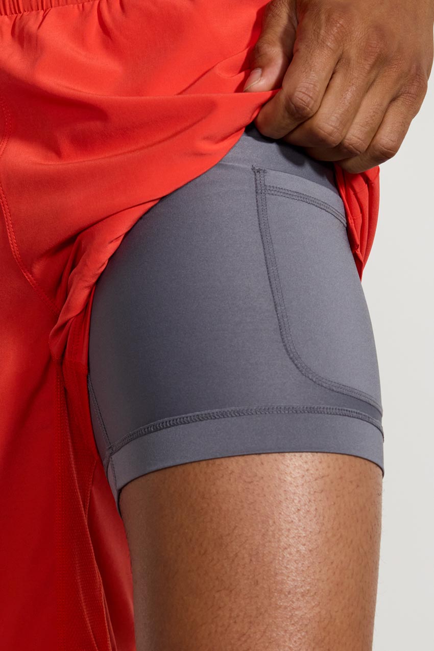 Stride Recycled Polyester Short with Liner 9"