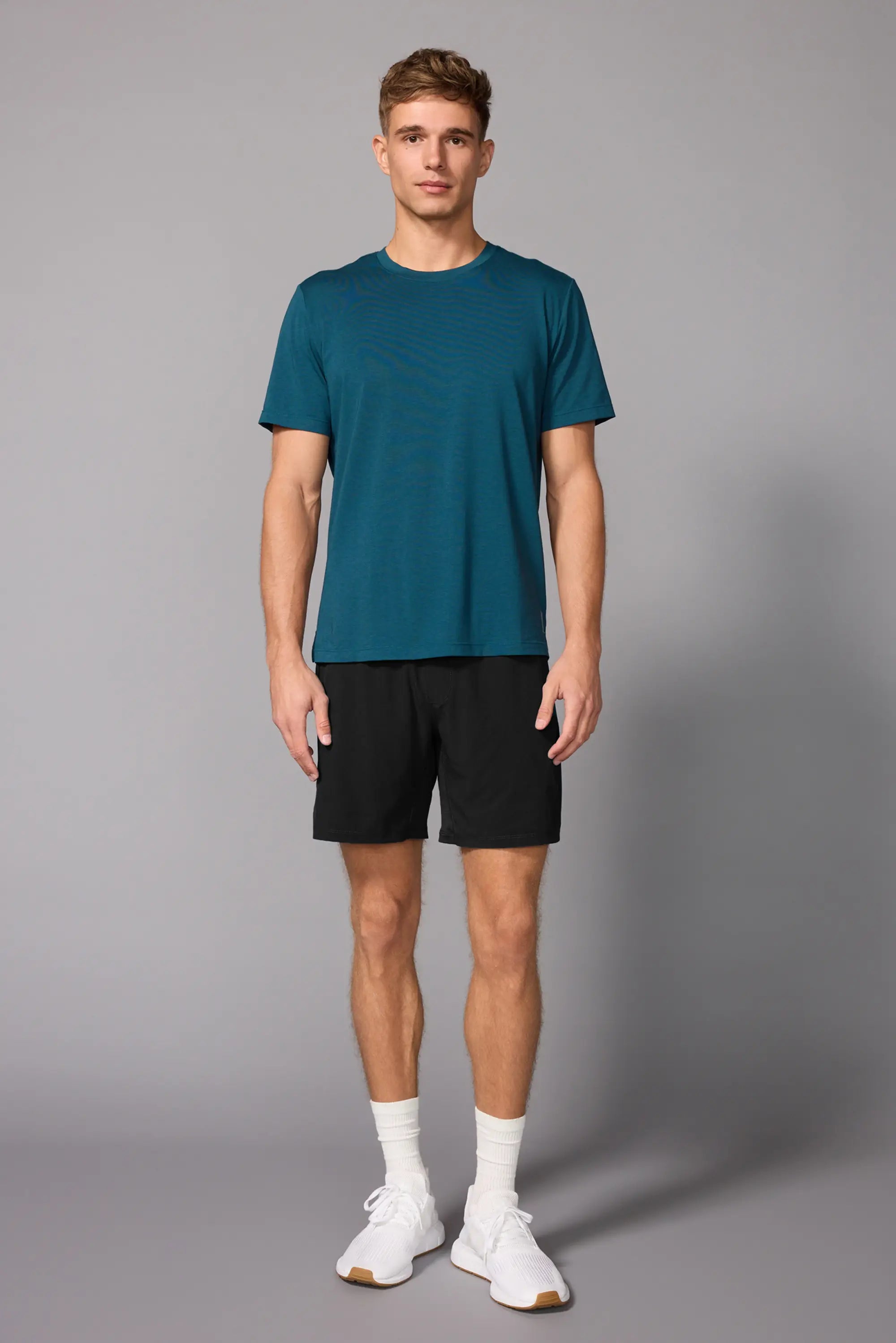 Stride Short with Liner - 7" - Black