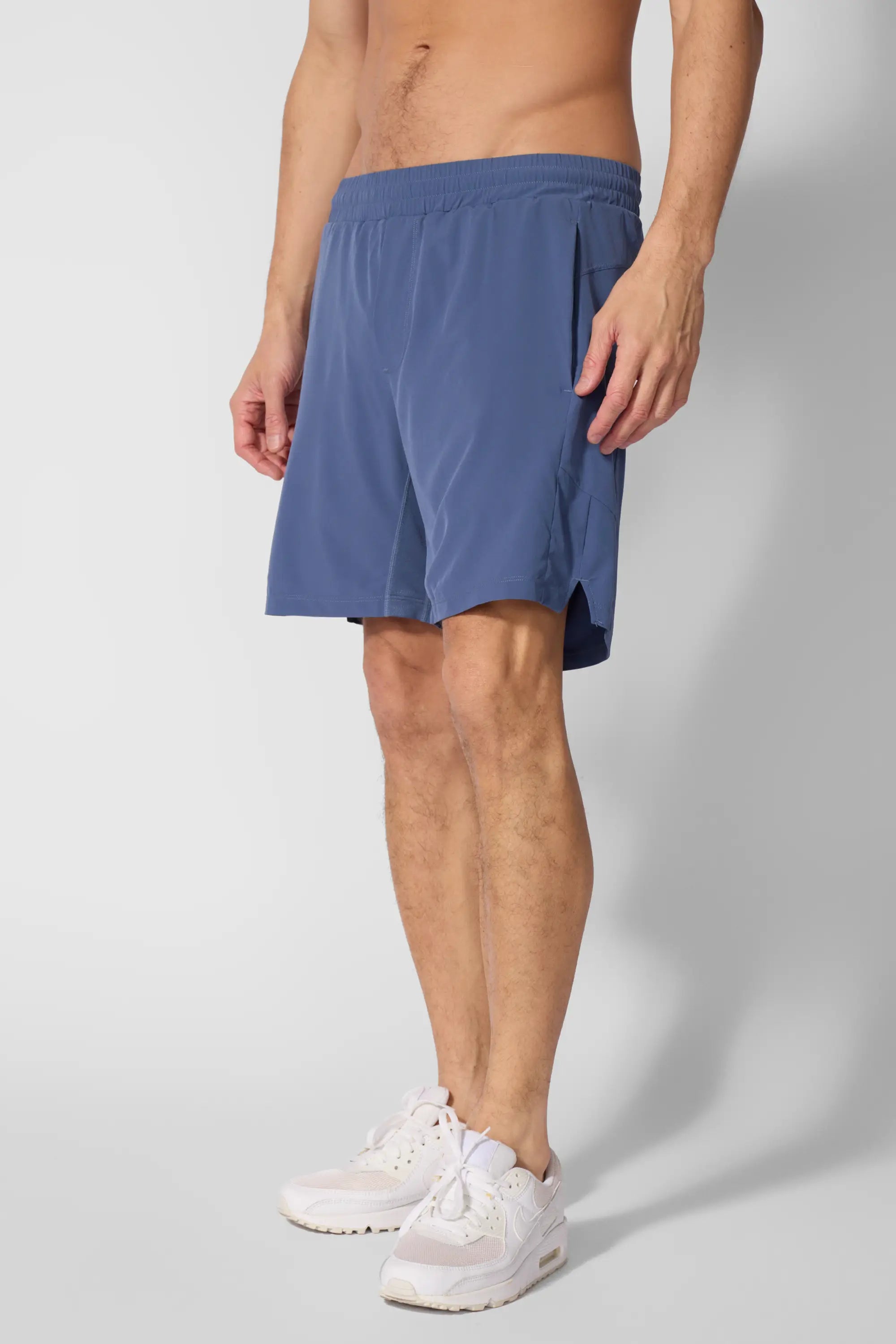 Stride Short with Liner - 7" - Vintage Indigo