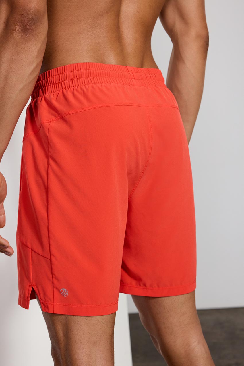 Stride Short with Liner - 7" - Scarlet Ibis