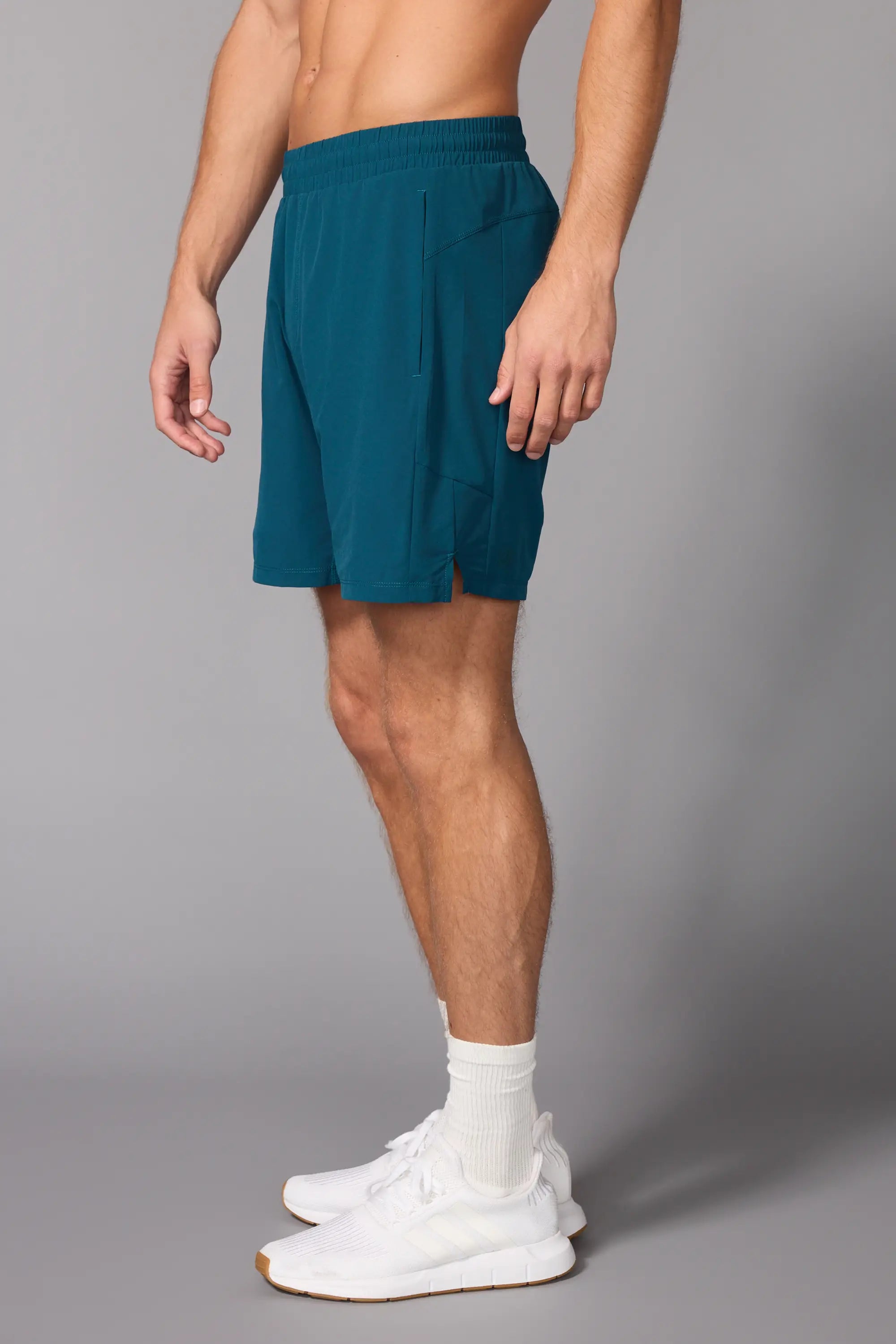 Stride Short with Liner - 7" - Reflecting Pond