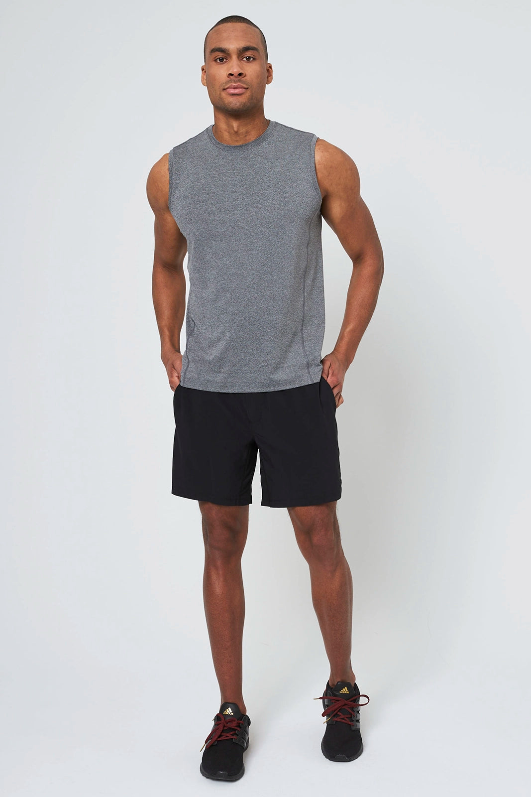 Stride Sweat Swim Short with Liner 7"