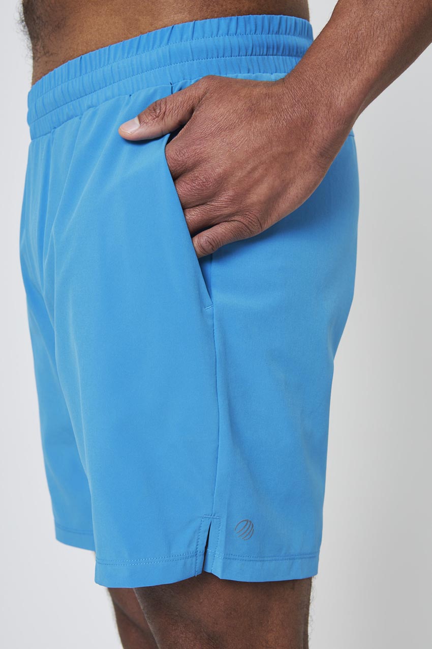 Stride Sweat Swim Short with Liner 7"