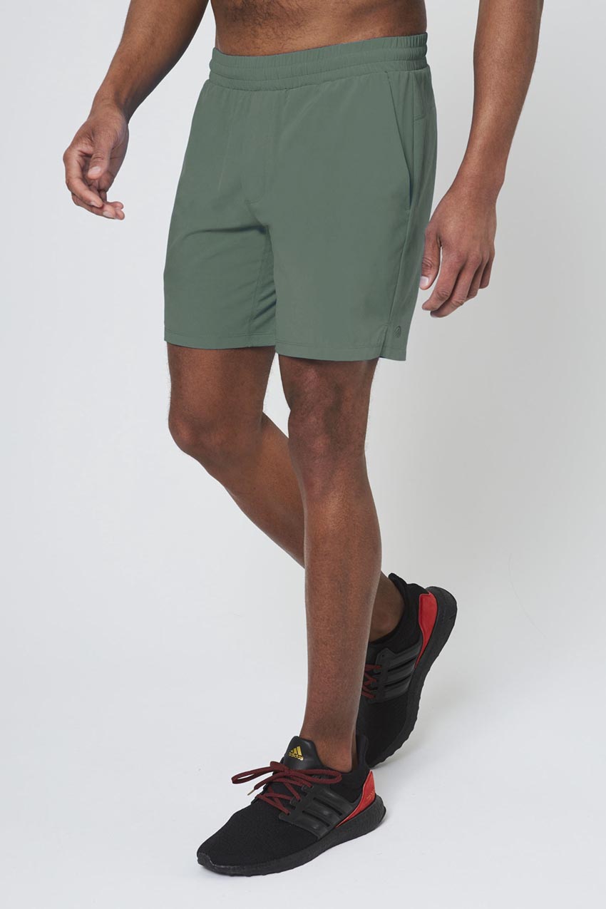 Stride Sweat Swim Short with Liner 7"