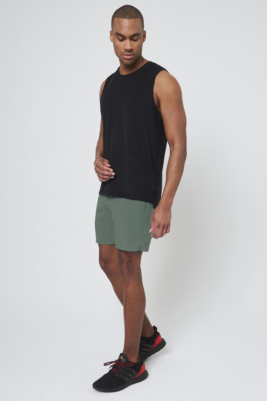 Stride Sweat Swim Short with Liner 7"