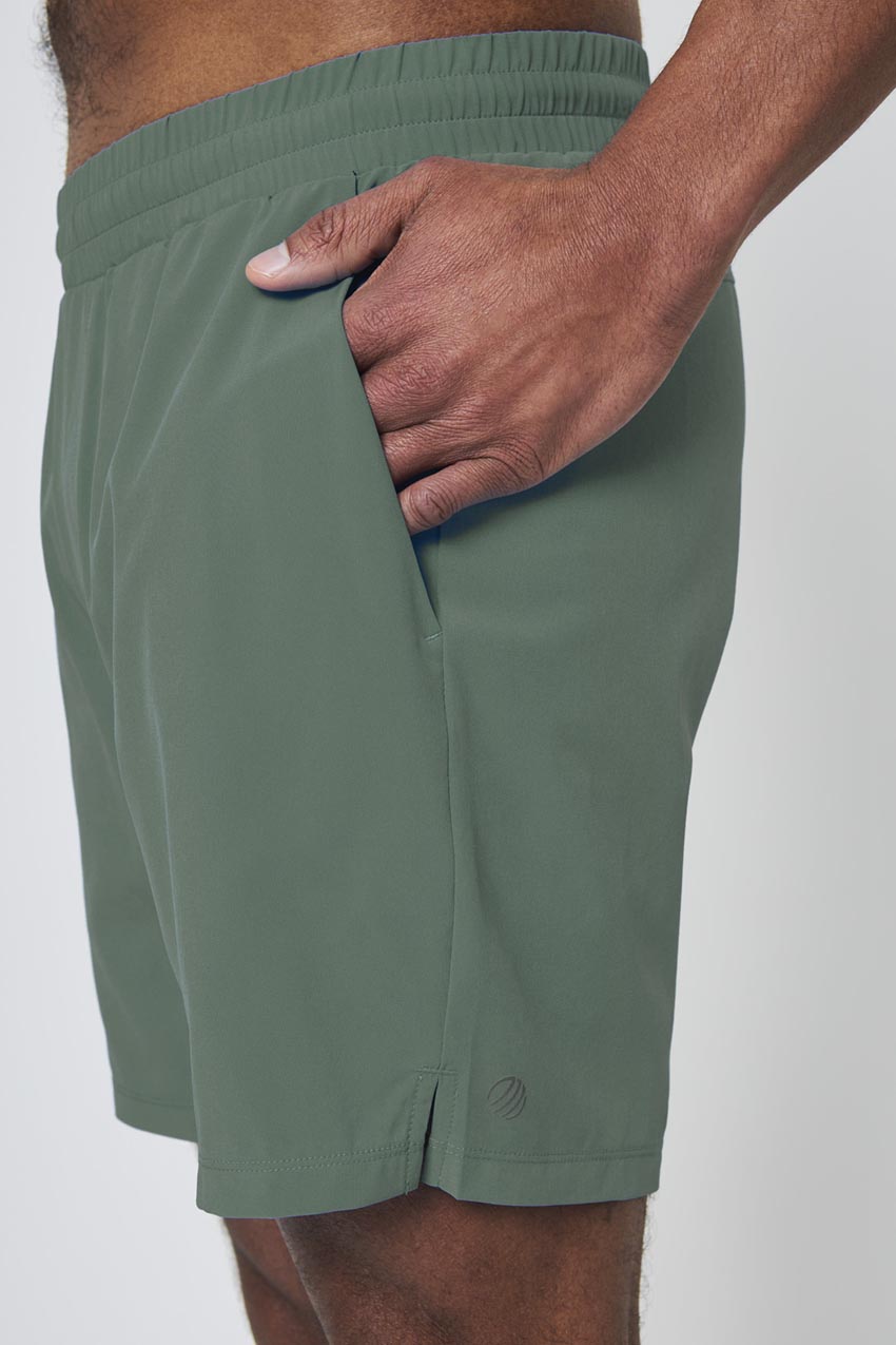 Stride Sweat Swim Short with Liner 7"