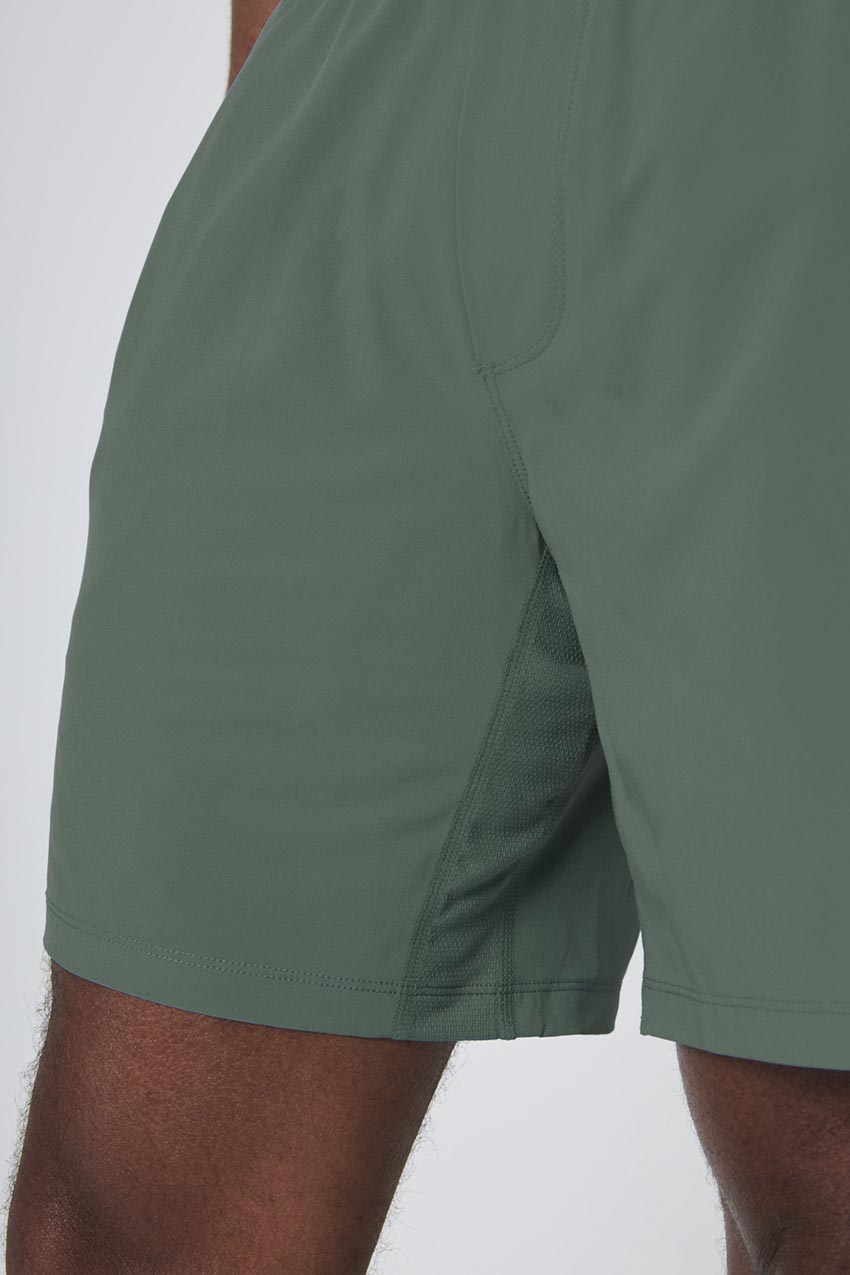 Stride Sweat Swim Short with Liner 7"