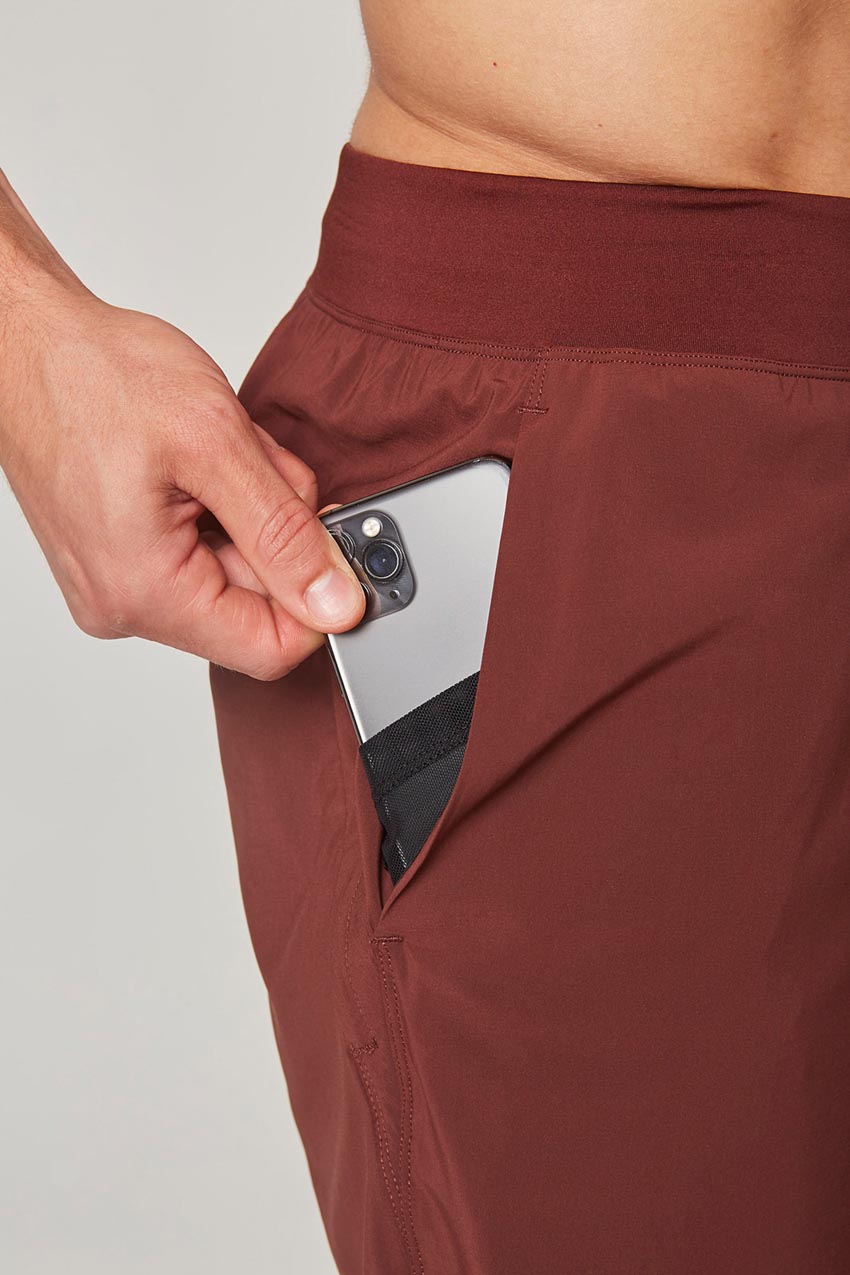Stride 8" Short with Liner and Knit Waistband