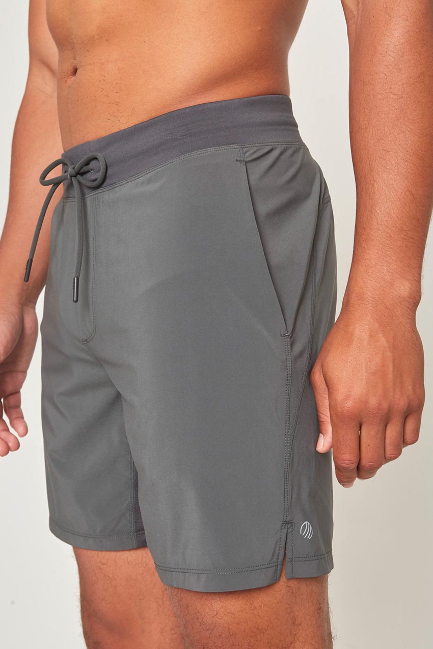 Stride 8" Short with Liner and Knit Waistband