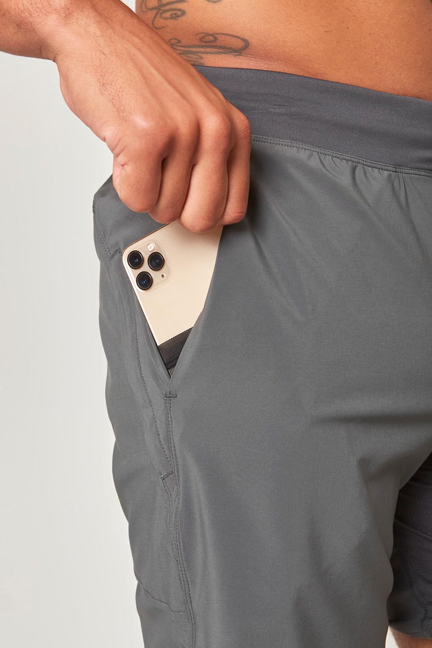 Stride 8" Short with Liner and Knit Waistband
