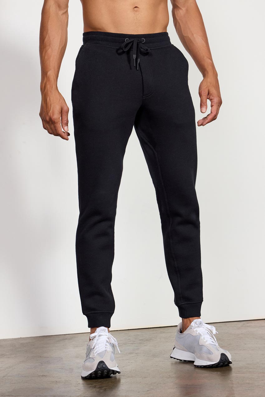 Comfort Men's Fleece Jogger - Black