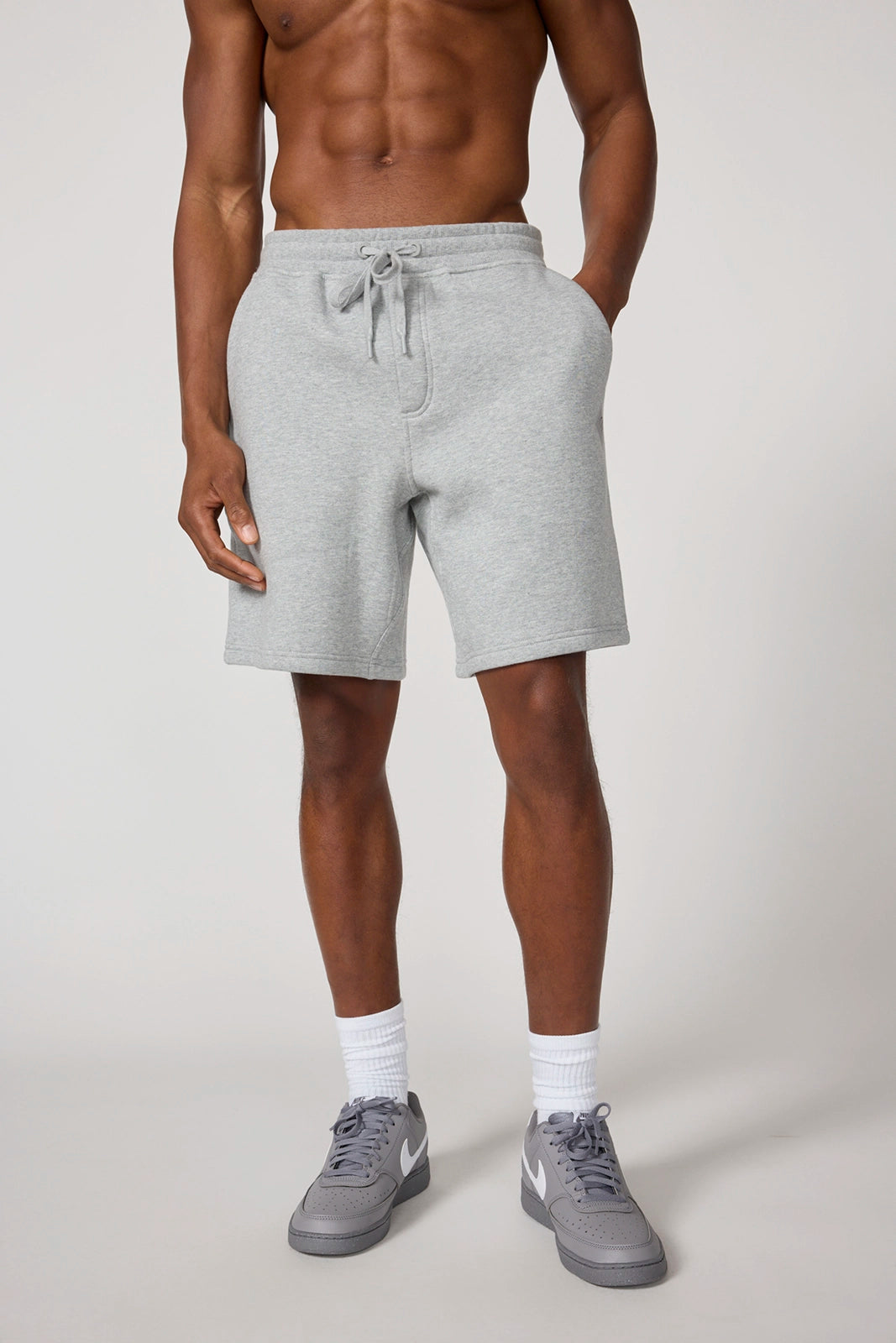 Men's Luxefleece Short - Htr Concrete