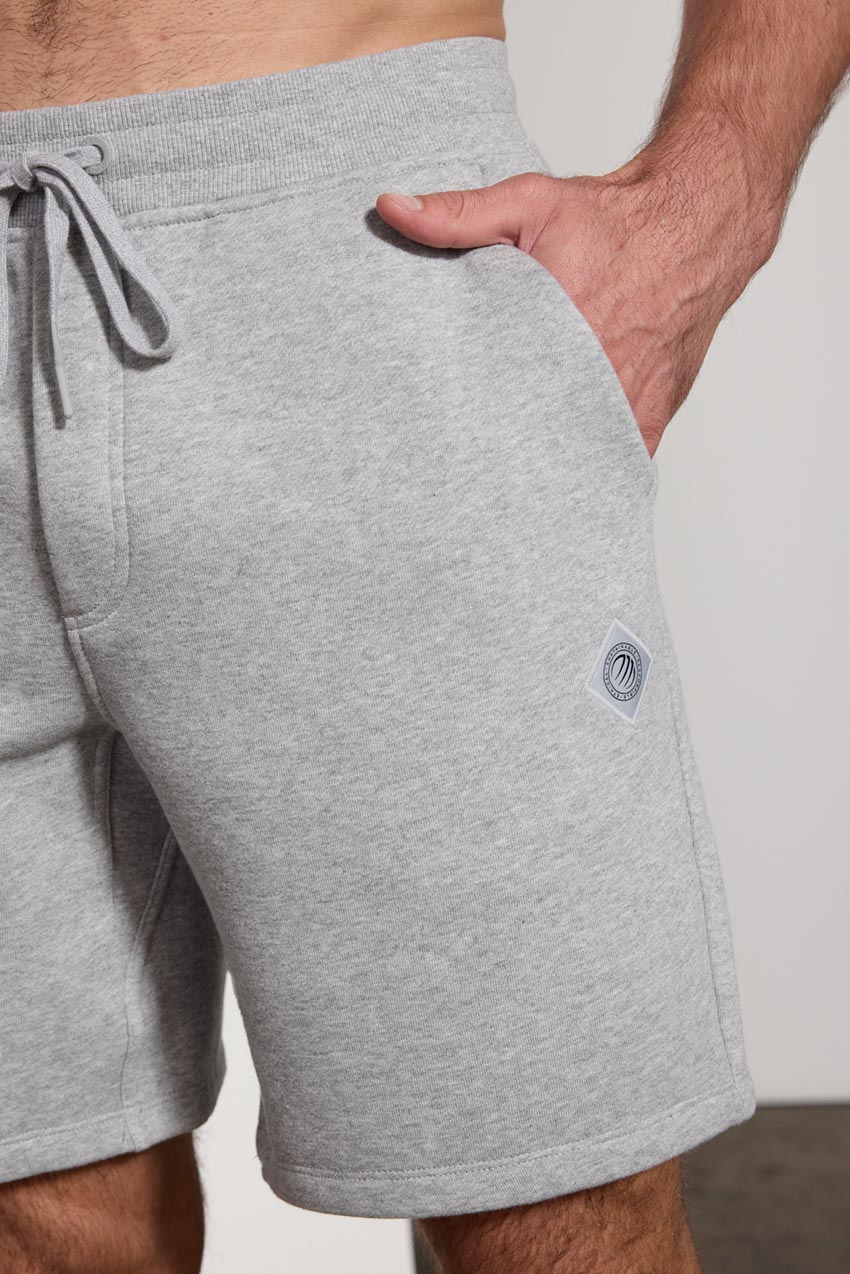 Men's Luxefleece Short - Htr Concrete