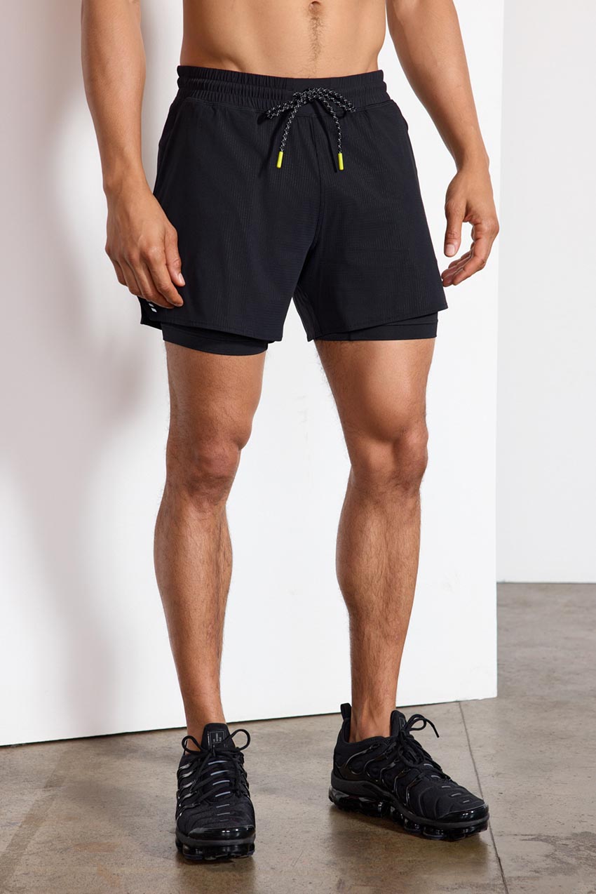 Glide Run Short - Black