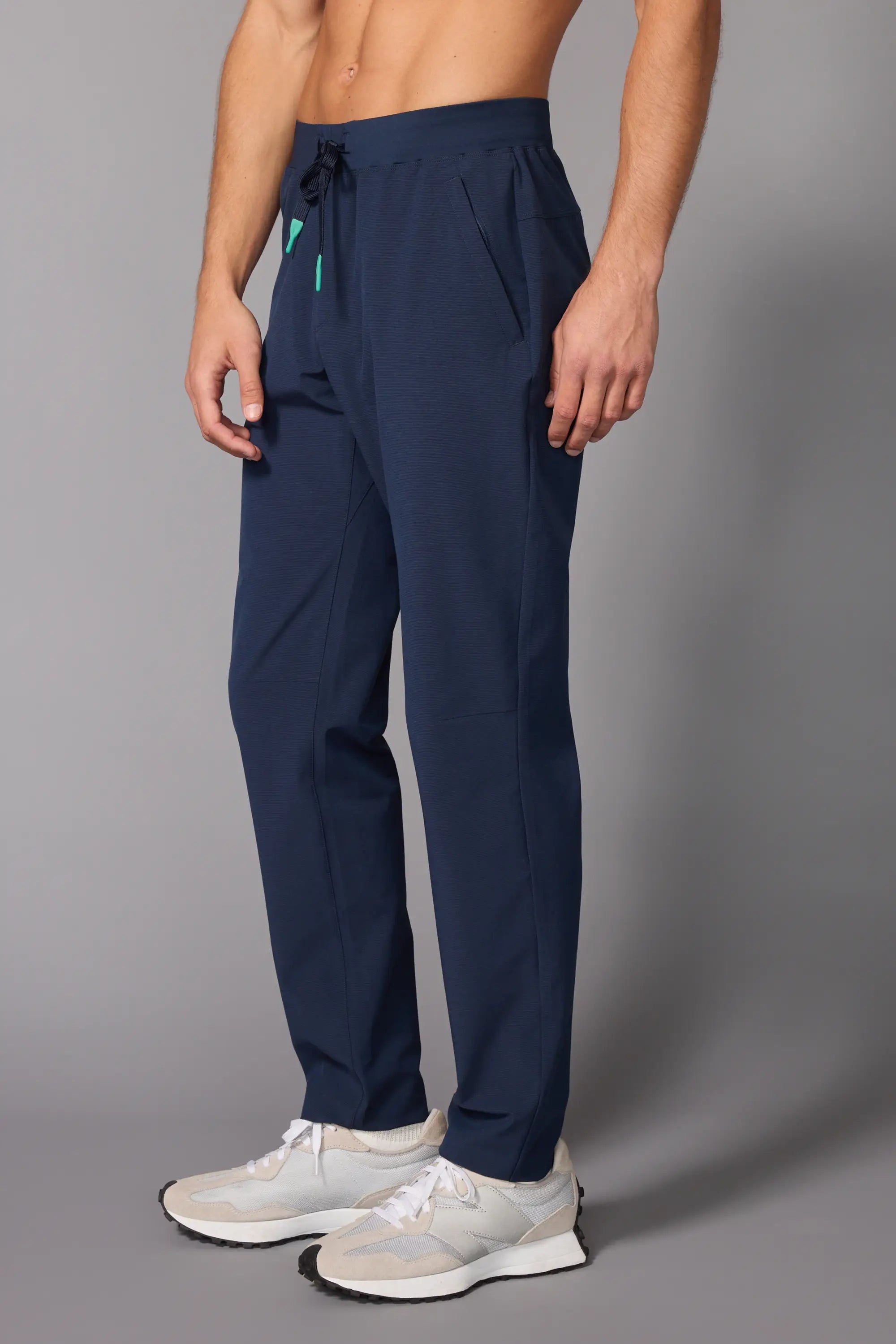 Rove Slim Pant - Deep Navy/Water Garden