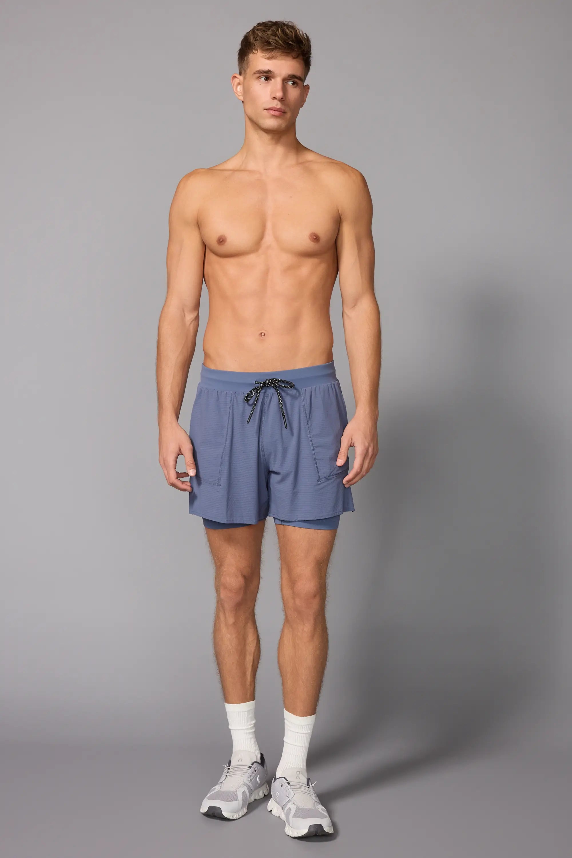 Aerate Run Short - Vintage Indigo