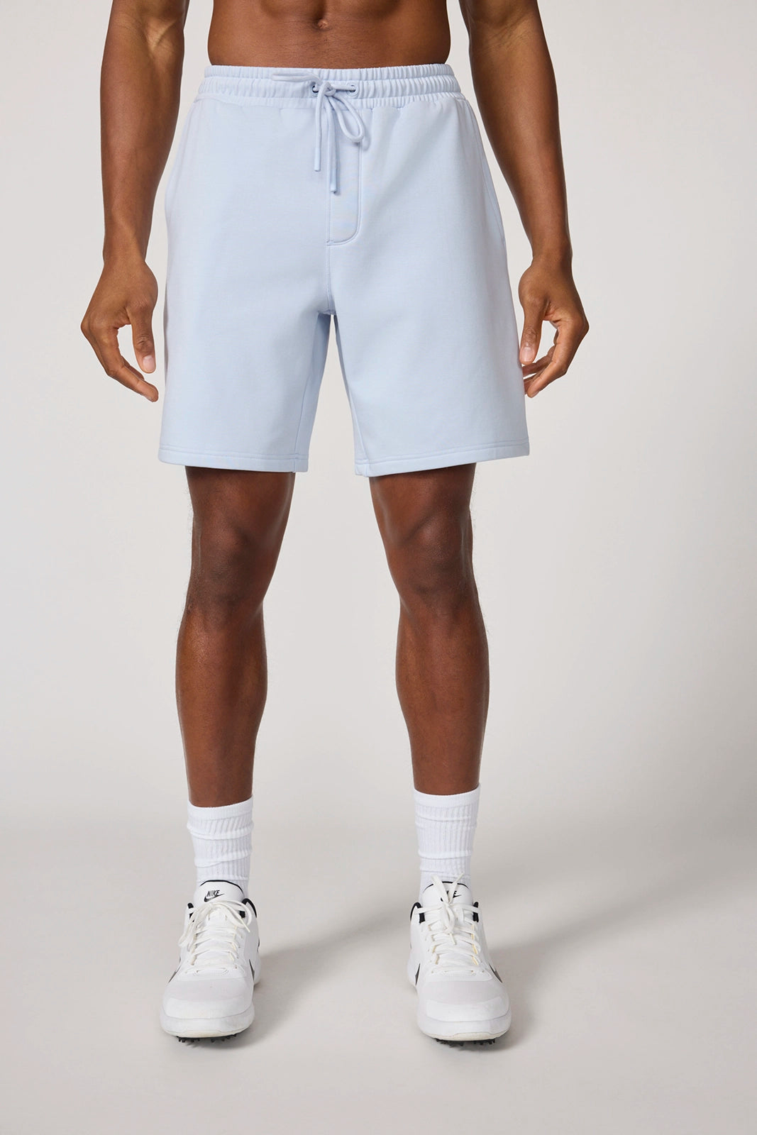 Ultra Soft Fleece 8" Short - Blue Mist