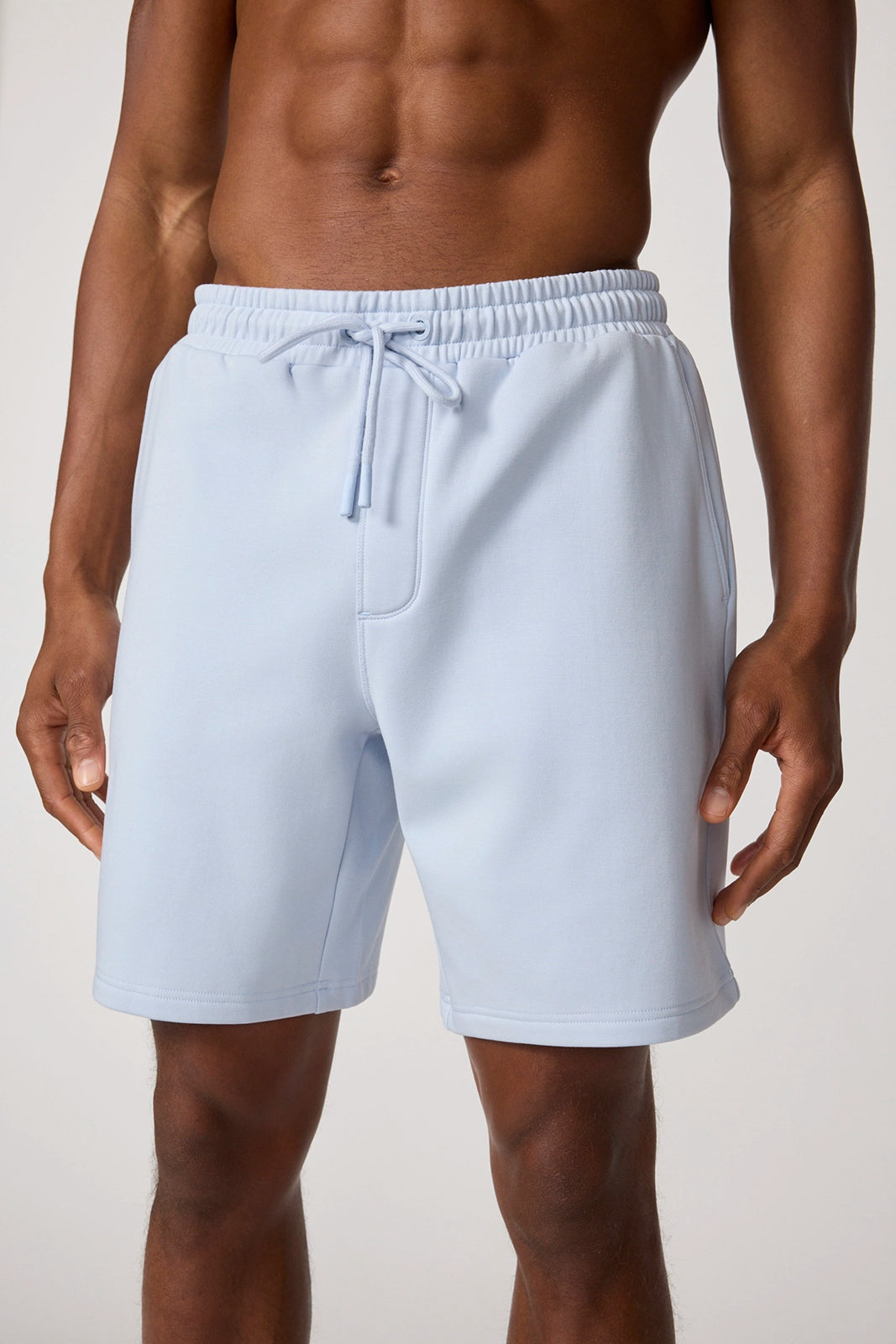 Ultra Soft Fleece 8" Short - Blue Mist