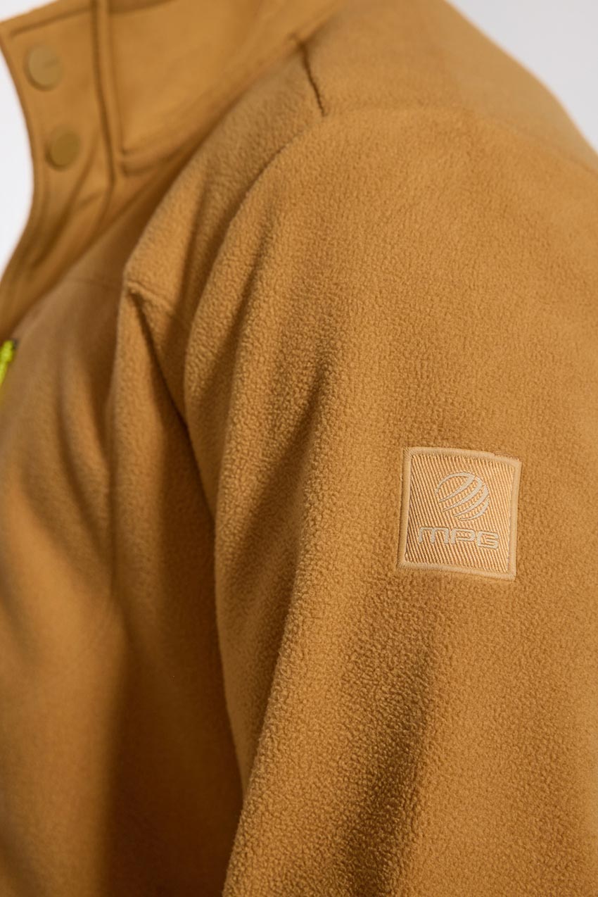 Encore Fleece Jacket with Chest Pocket - Bistre