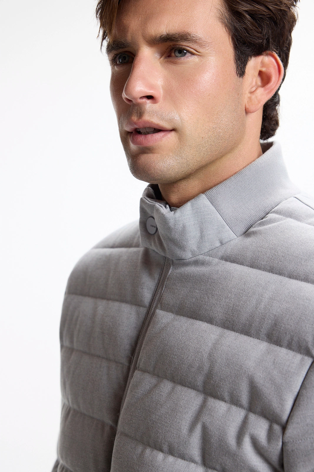 The All Day Filled Bomber Jacket - Htr Concrete