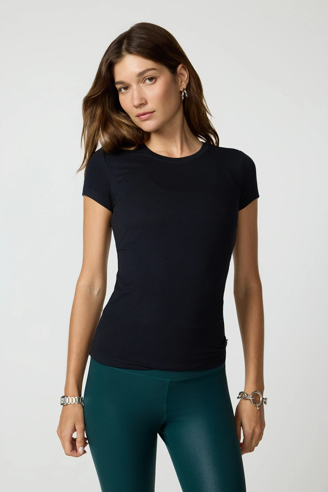 Baby Rib Tee - Black