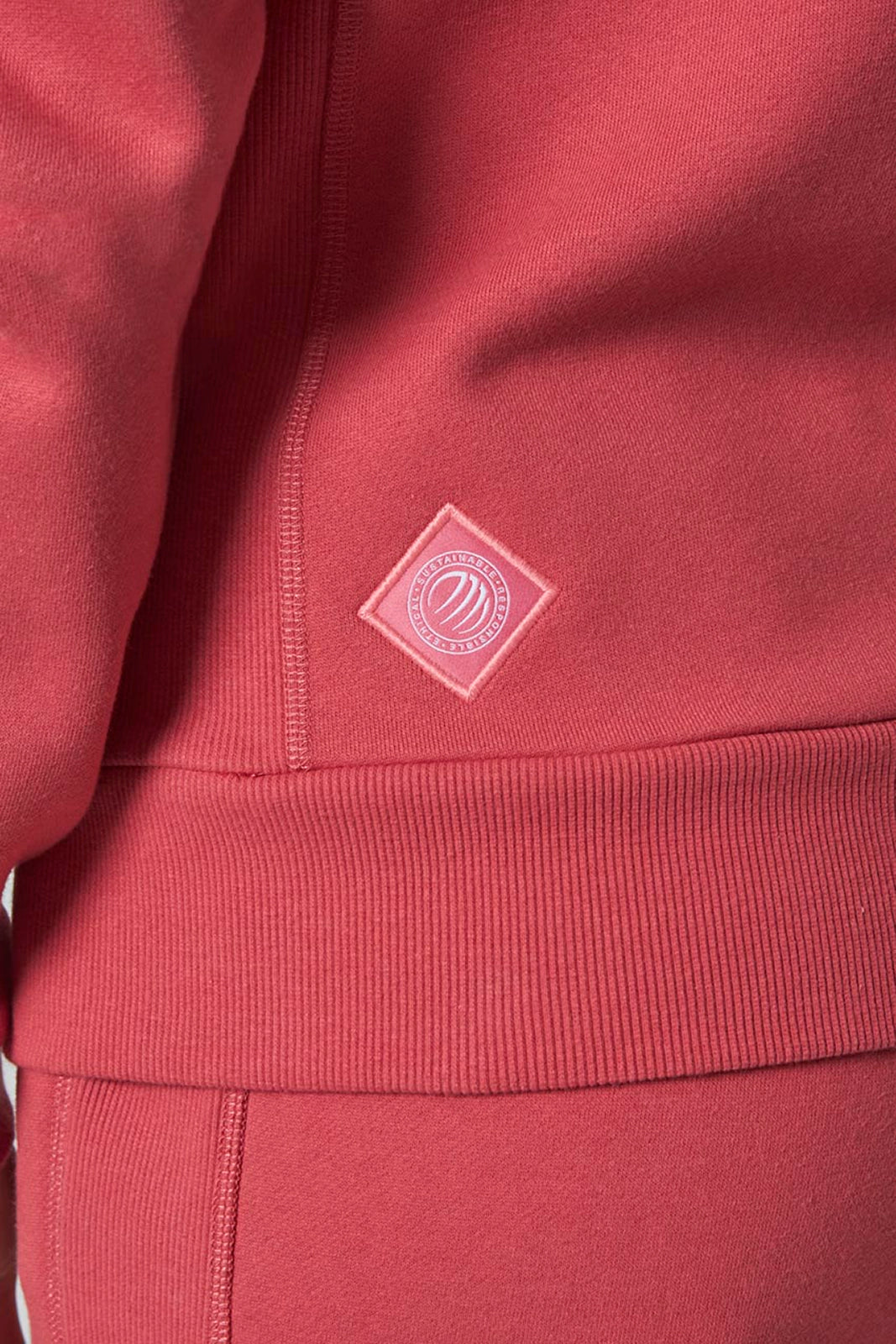 Luxefleece Zip-Up Hoodie - Mineral Red