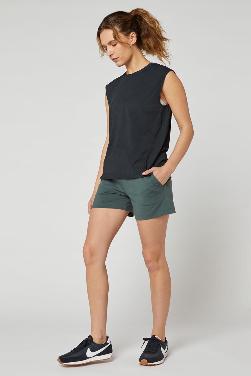 Blake Calm Boxy Washed Tank Top