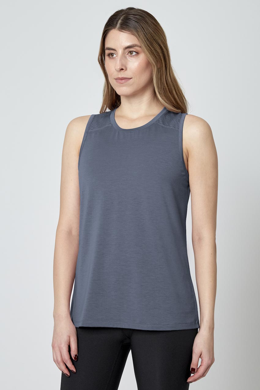 Mondetta Women’s Pebble Tank in China Blue
