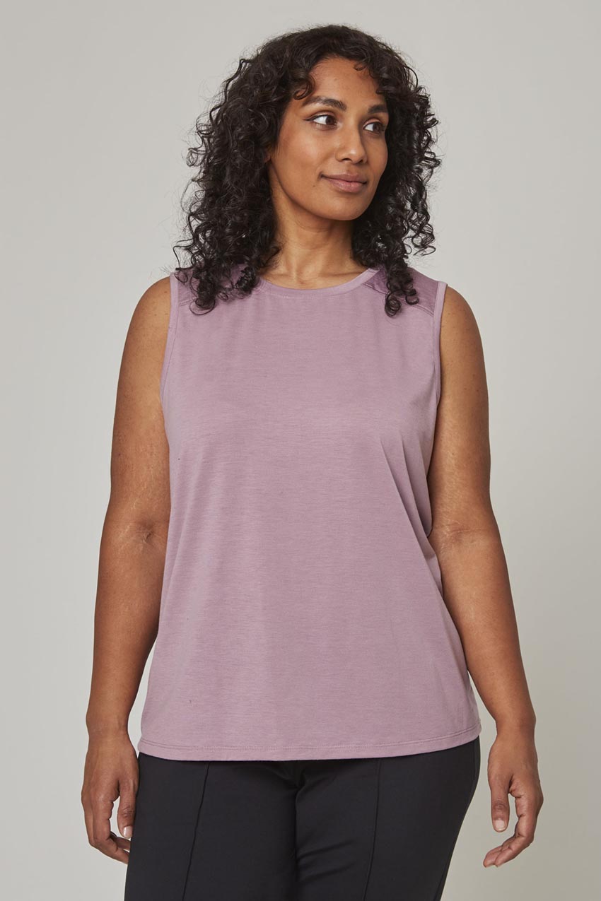 Mondetta Women’s Pebble Tank in Elderberry