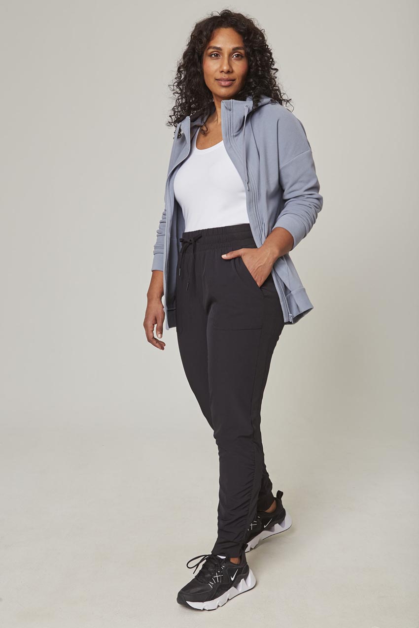 Women’s Cozy Full-Zip Velour Hoodie