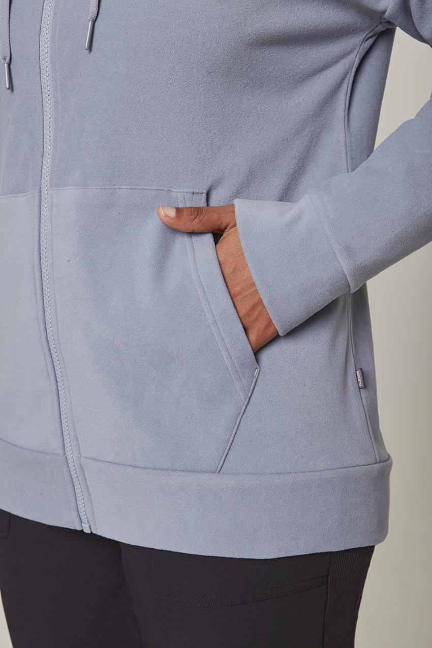 Women’s Cozy Full-Zip Velour Hoodie