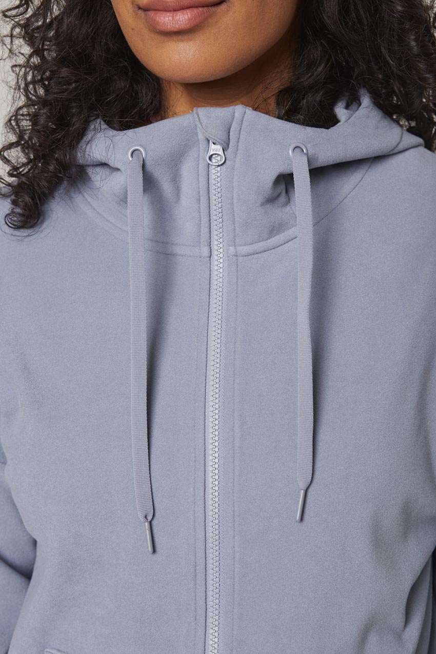 Women’s Cozy Full-Zip Velour Hoodie