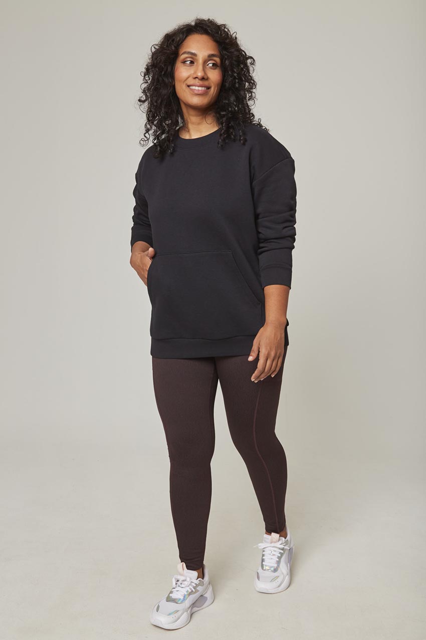 Women's Fleece Crew Neck Top