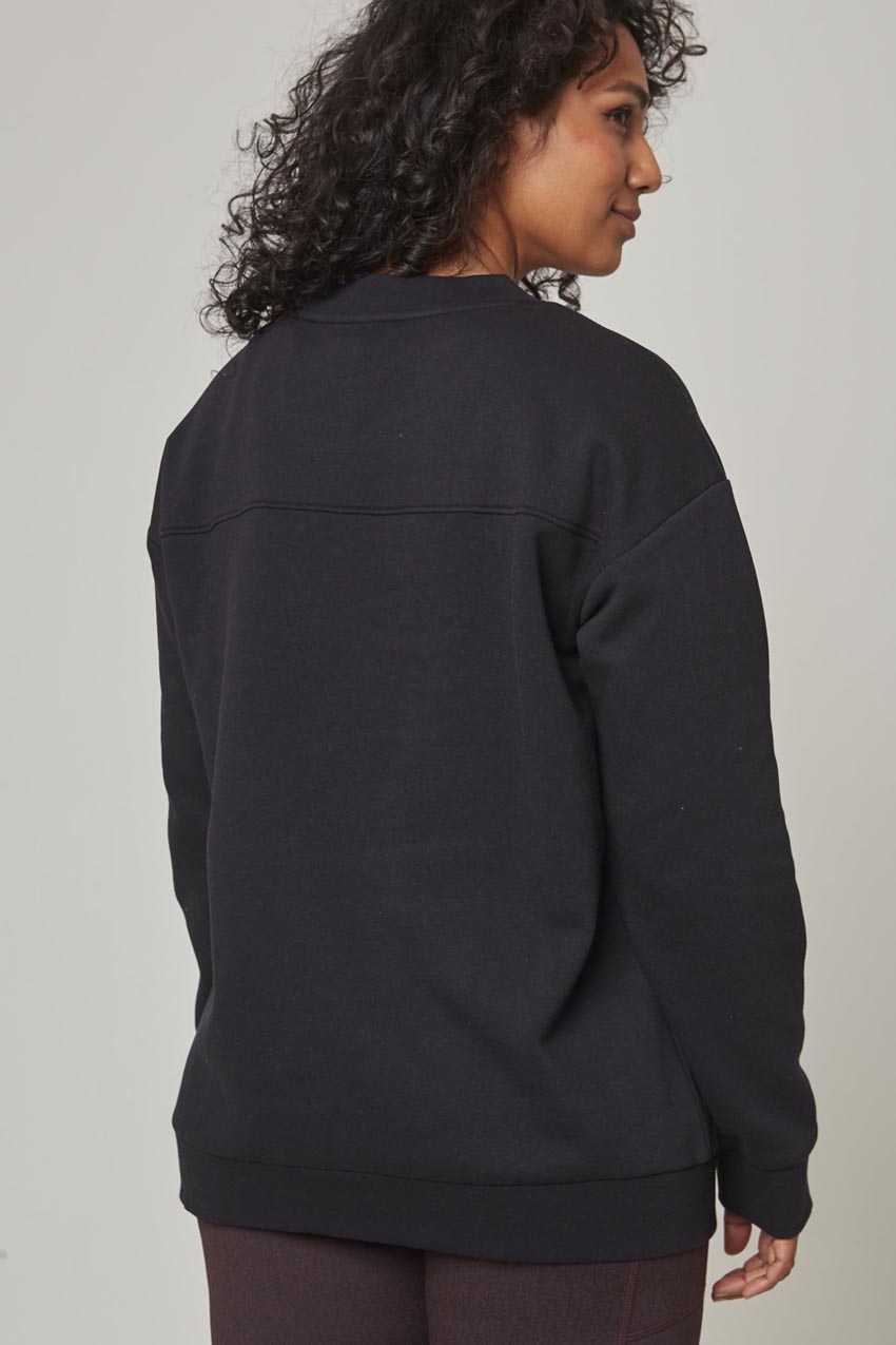 Women's Fleece Crew Neck Top