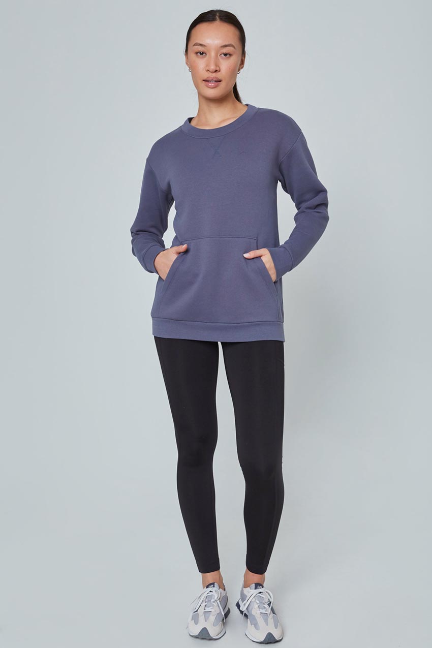 Women's Fleece Crew Neck Top