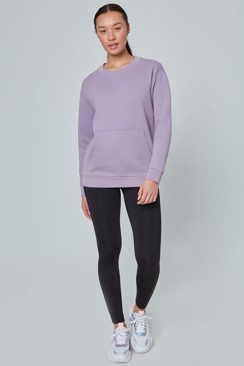Women's Fleece Crew Neck Top