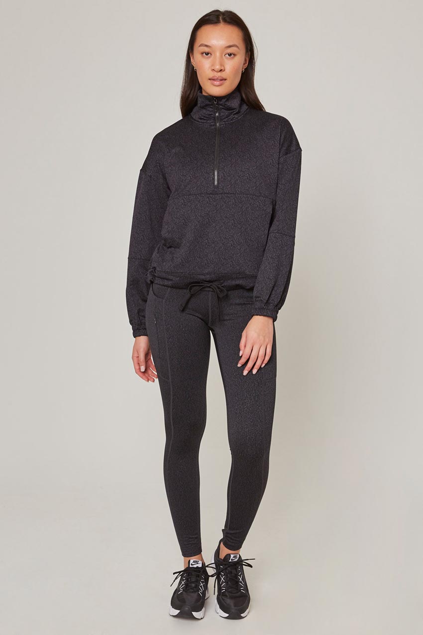 Women’s Brushed Back 1/2 Zip Top