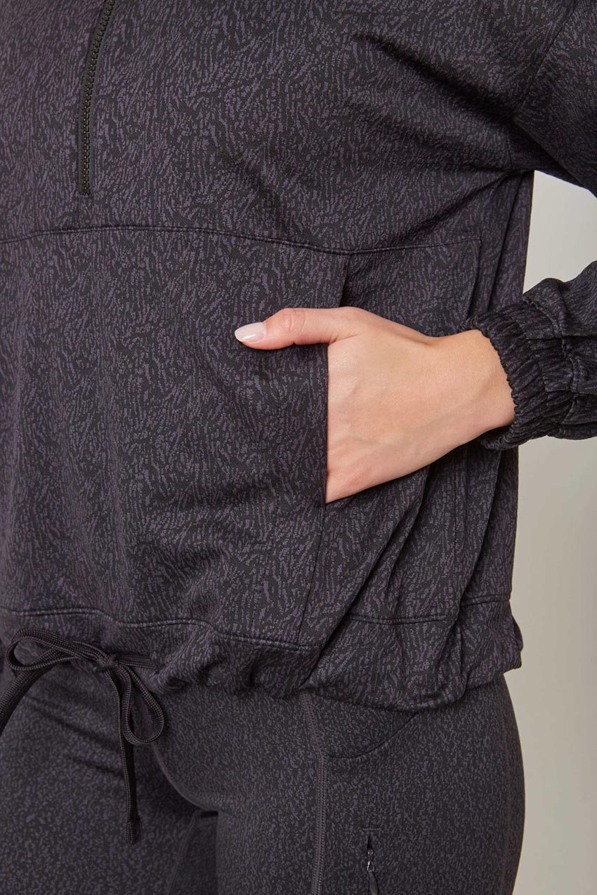 Women’s Brushed Back 1/2 Zip Top