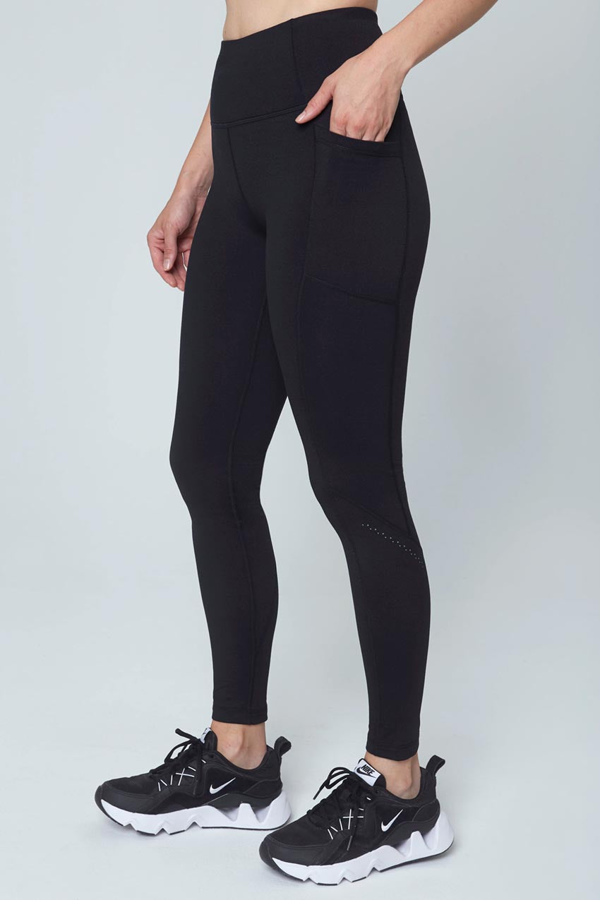 Women’s Reflective Brushed Back Cold Gear Legging