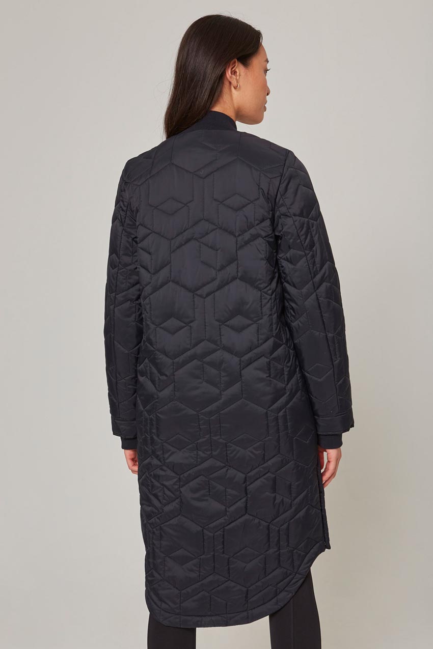 Women’s Longline Quilted Freezer Jacket