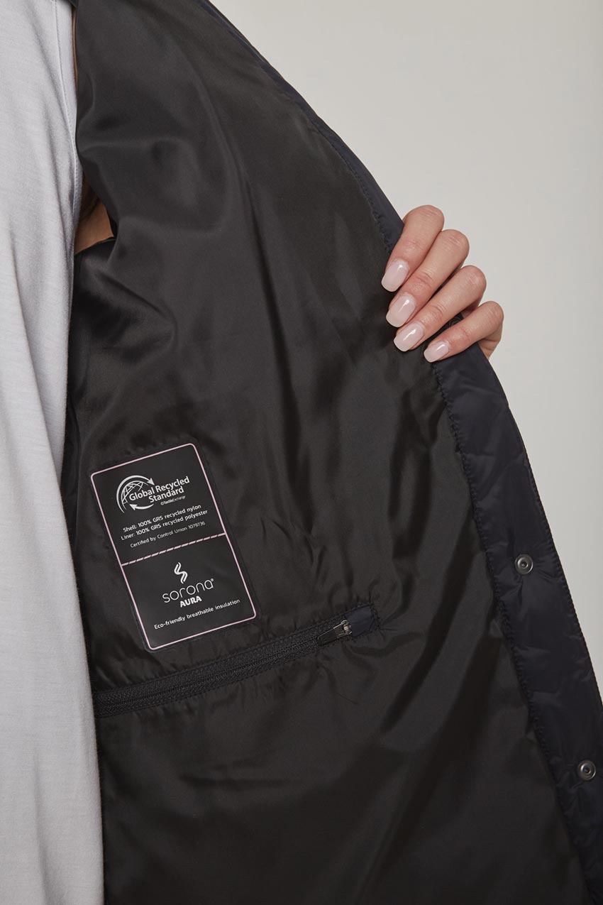 Women’s Longline Quilted Freezer Jacket