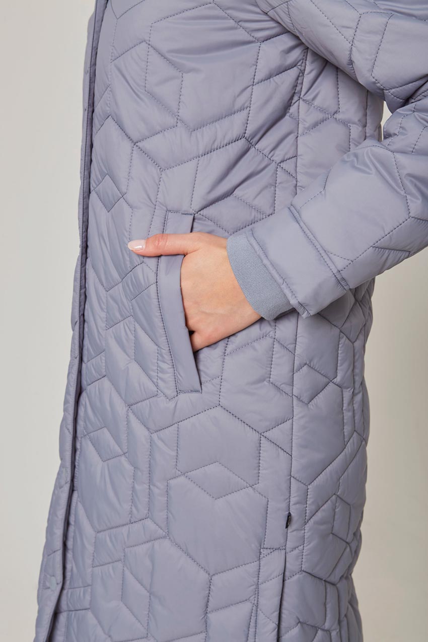 Women’s Longline Quilted Freezer Jacket